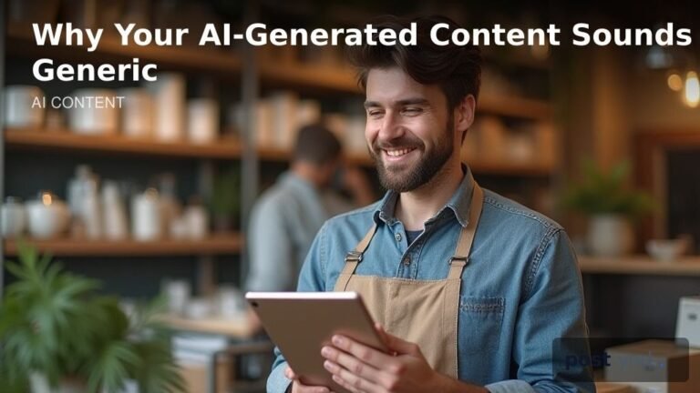 Why Your AI-Generated Content Sounds So Generic (And How to Fix It) - featured image