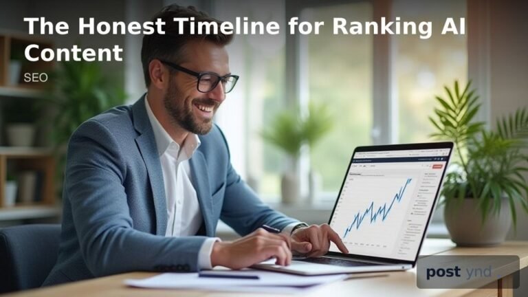 The Honest Timeline for Ranking AI Content on Google - featured image